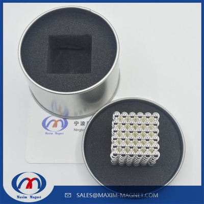China tiny magnetic balls neodymium magnet spheres supplier