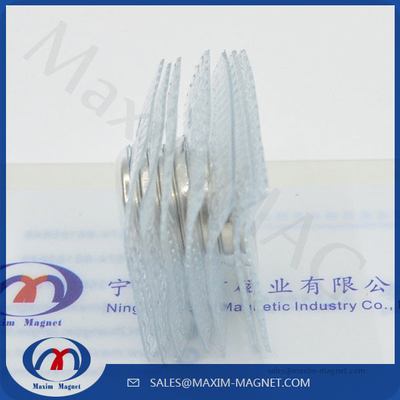 China monopole magnet PVC clothing magnet sew in magnet supplier