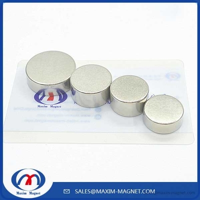 China n38 disc NdFeB magnet/round neodymium magnets supplier