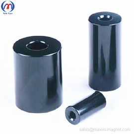 China Black Epoxy Neodymium Magnetic tube supplier