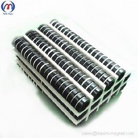 China NdFeB small ring magnets with black epoxy coating supplier