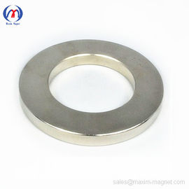 China Neodymium ring magnet with nickel Coating supplier