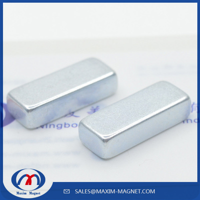 China Neodymium long block magnets supplier