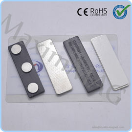 China Hot selling Plastic Magnetic Badge Holders with 3 disc neodymium magnets supplier