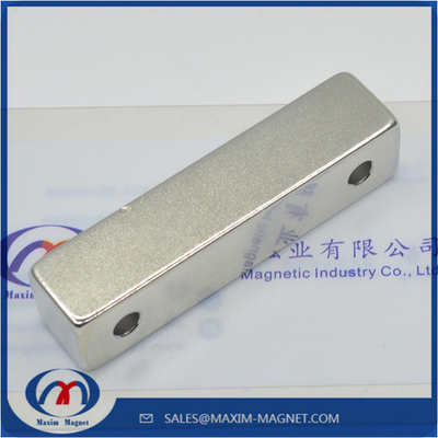 Neodymium magnets with straight holes supplier