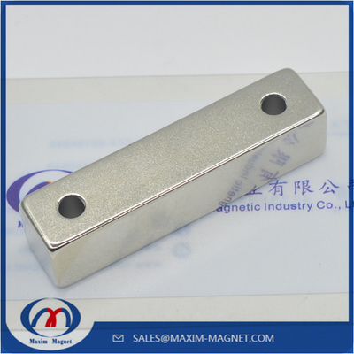 Neodymium magnets with straight holes supplier