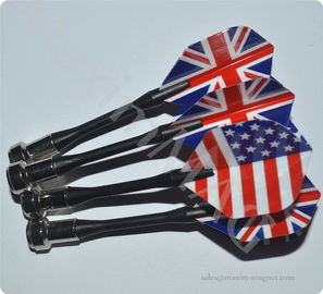 Hot selling small safety Plastic and Aluminium Magnetic darts for toys supplier