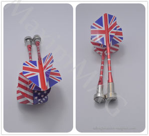 Hot selling small safety Plastic and Aluminium Magnetic darts for toys supplier