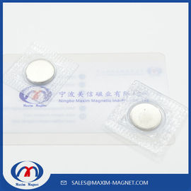 Sew in clothes PVC disc magnet supplier